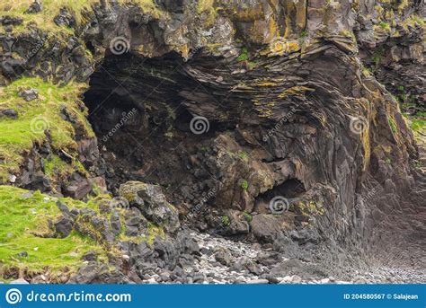 Londrangar Basalt Cliffs In Iceland Stock Image Image Of Coastline