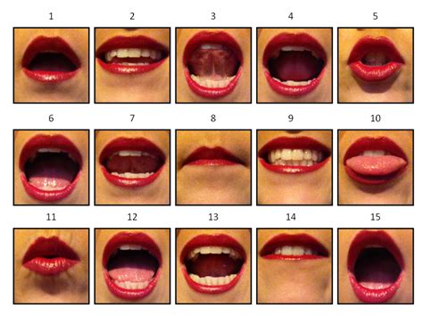 Famous Different Mouth Shapes Ideas