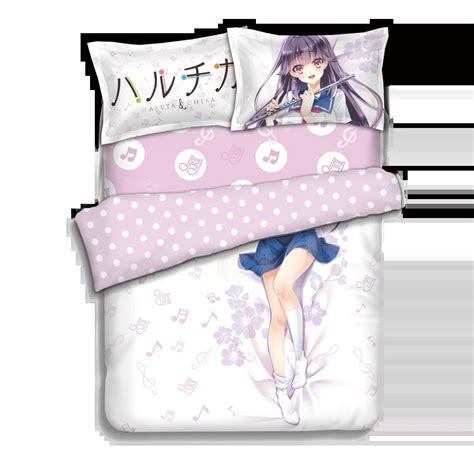 Japanese Anime Bed Sheets Bedding Sheet Bedding Sets Bedcover Quilt Cover Pillow Case 4pcs In