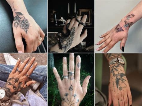 Tatuajes En La Mano Para Mujeres 2022 Ideas Y Fotos