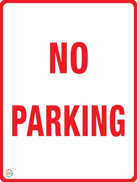 No Parking Sign K2k Signs