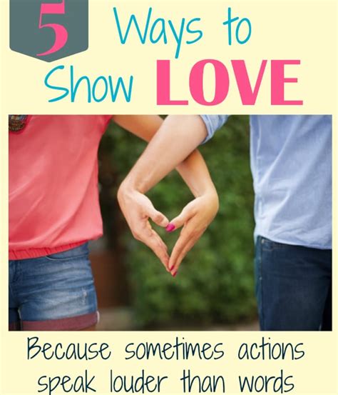 5 Ways To Show Love Somewhat Simple
