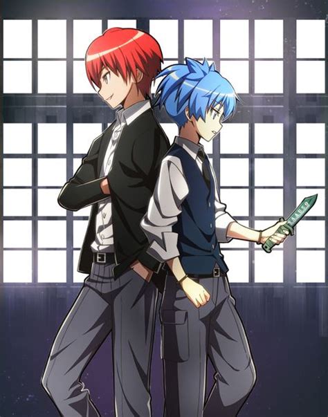 Assassination Classroom 暗殺教室 Karma Akabane And Nagisa Shiota 「業と渚