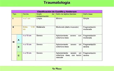 Clasificación De Gustillo Y Anderson Noe Meneses Udocz