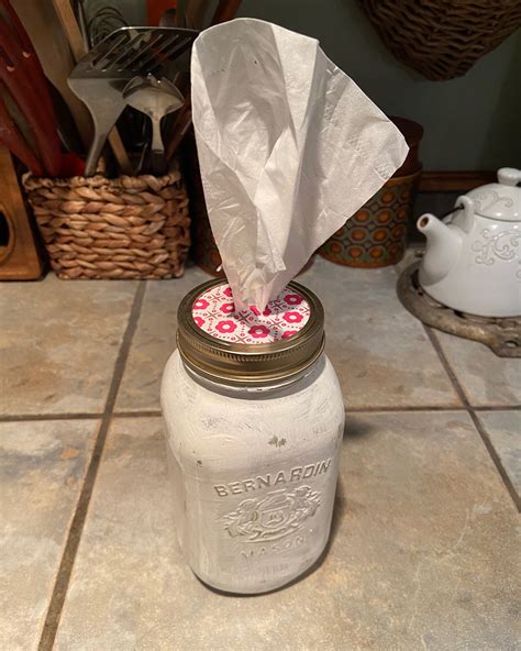 Diy Mason Jar Tissue Holder Crafting With Crap