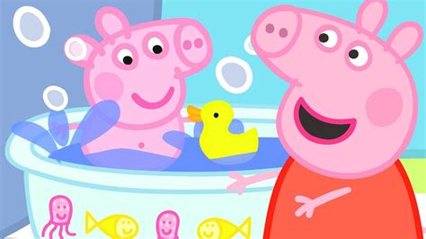 Peppa pig house la casa a casa da peppa pig toys juguetes brinquedos em português. Peppa Pig Official Channel | Baby Alexander's Bath Time ...