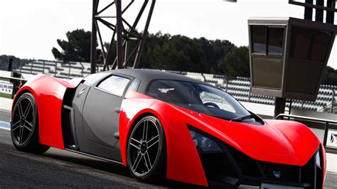 Marussia Red Sports Car 1080p Hd Desktop Wallpaper 9to5 Car Wallpapers