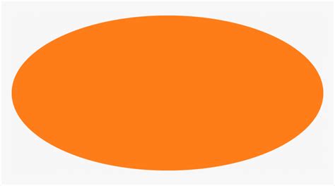 Transparent Oval Shape Clipart Orange Circle Png Free Transparent The