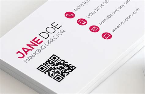 Well, you are just in luck, as there are some top class templates that will get you superb qr code business cards in a jiffy. QR Code Business Card Template Vol 2 — Medialoot