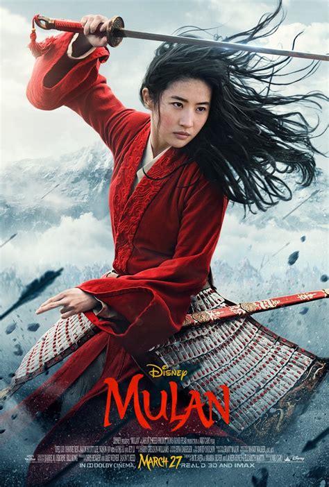 Mulan Strikes Her Battle Stance On A New Poster For Disneys Upcoming
