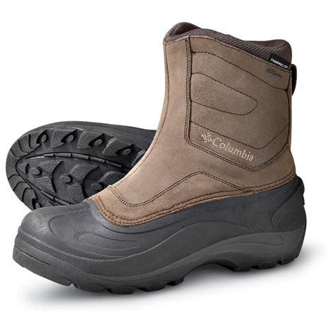 Men's Columbia™ Cascadian Crest™ Pull - on Boots, Mud / Tusk - 128663 ...