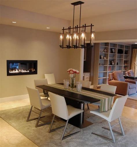 Dining Room Fireplace Ideas For Romantic Winter Nights