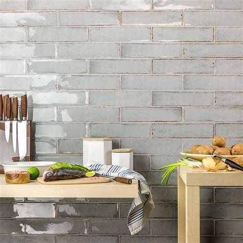 The first application of the glazed ceramic 3 x 6 white tile was in the subway stations beneath new if you like subway tile but are looking for something a little different, you might like these subway tile alternatives for your kitchen backsplash or bathroom wall. Castle Hazy Trail 3x12 Ceramic Tile | Bathrooms | Ceramic ...