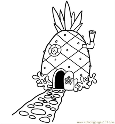 Print spongebob coloring pages for free and color our spongebob coloring! 14 Pineapplehousesquare 300 Coloring Page - Free ...