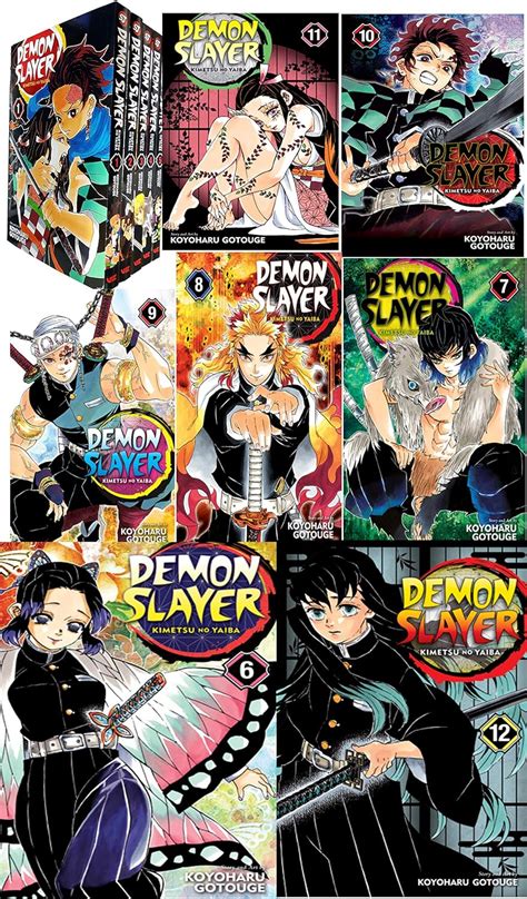 Demon Slayer Kimetsu No Yaiba Vol 1 12 Libros Colección Set Gotouge