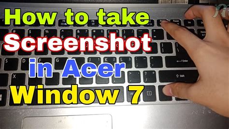 How To Take A Screenshot In Window Acer Laptop YouTube