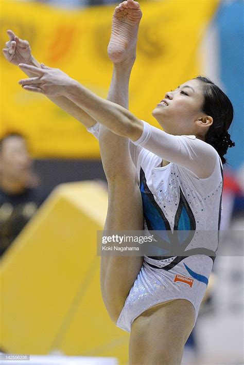 ニュース写真 Yuko Shintake of Japan competes on the Balance Sexy