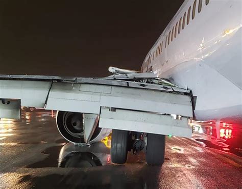 Alaska Airlines Boeing 737 Experienced Damages In Extreme Hard Landing