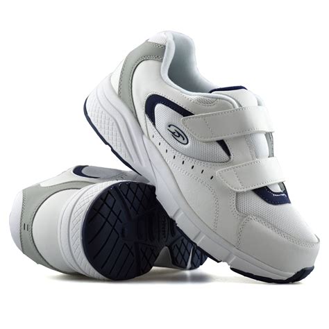Mens Dr Scholls Wide Fit Leather Casual Walking Gym Comfort Trainers