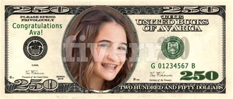 Design A Custom Dollar Bill With Your Photo Or Logo On It By Lamain