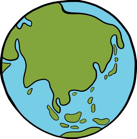 Earth Doodle Freehand Drawing 15714986 Png