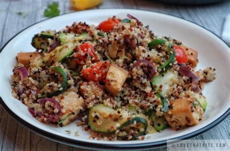 Quinoa With Tofu And Vegetables