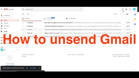 How To Unsend Gmail Youtube