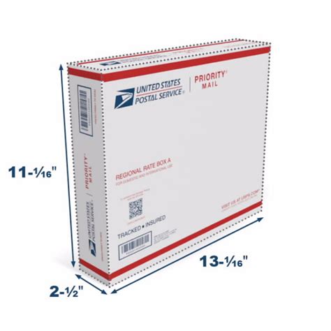 Priority Mail Regional Rate Box 地区性费率包装盒 A2 ®