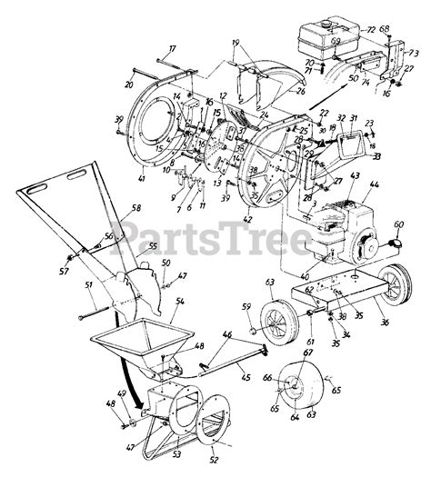 Mtd Chipper Shredder Parts Diagram