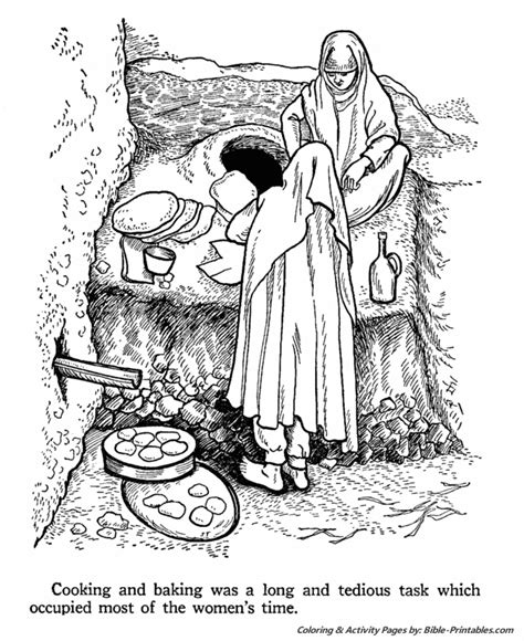 Lydia And Paul In The New Testament Free Colouring Pages