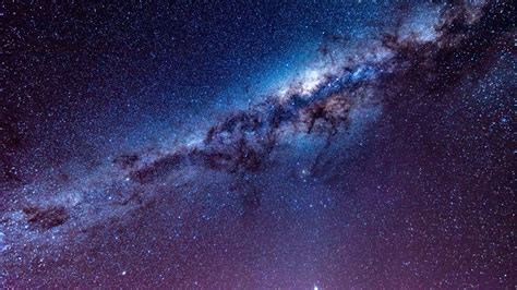 Sky With Full Of Bright Stars And Dirtly Clouds During Night Hd Galaxy