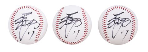 Lot Detail Lot Of 3 Shohei Ohtani Signed Baseballs Bold