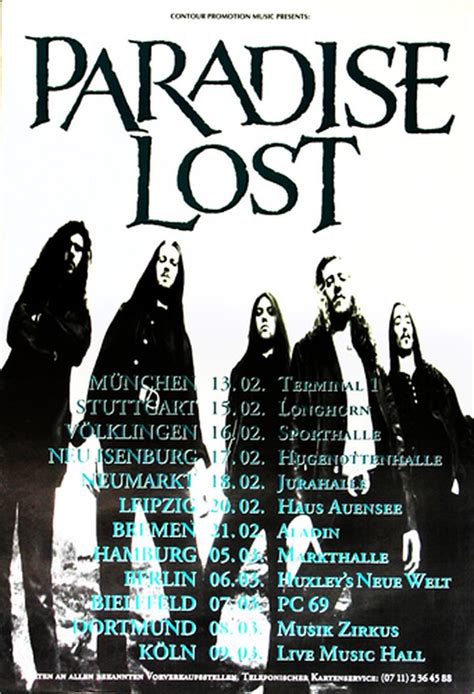Paradise Lost Lost Paradise Tour 1990 Konzertplakat 21640