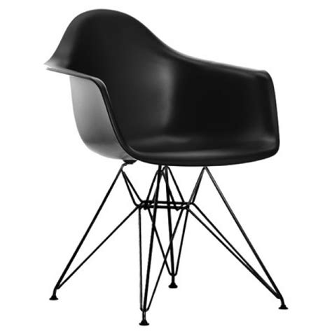 One of the eames plastic chairs, the daw chair, was presented for the first time in 1948 as part of the low cost furniture design competition of the museum of modern art in new york, where it won second place. Vitra DAR Eames Plastic Armchair, Stuhlbeine schwarz | von ...