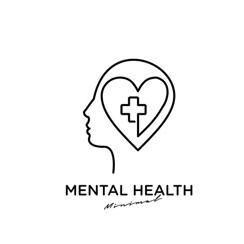 Mental Health Vector Logo Icon Design Vector Art At Vecteezy