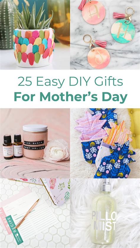 Not everyone has a girlfriend, a wife or a husband but everybody has a mother. 25 Easy DIY Gift Ideas For Mother's Day - A Beautiful Mess