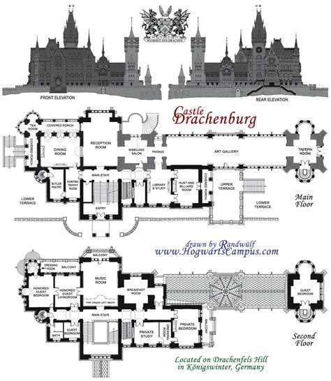 Drachenburg Castle Floor Plan Castle Floor Plan Minecraft Castle