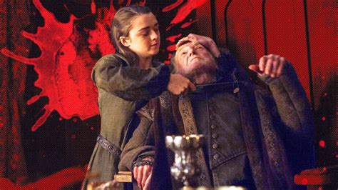 Winter Came For House Frey Got Arya Stark Kills Walder Frey Fed Up