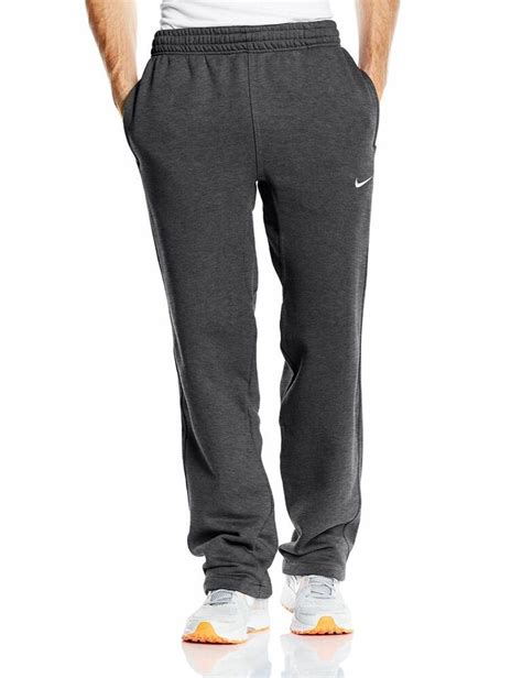 Mens Nike Club Fleece Pants Dark Grey Heather Size Small 826424 071