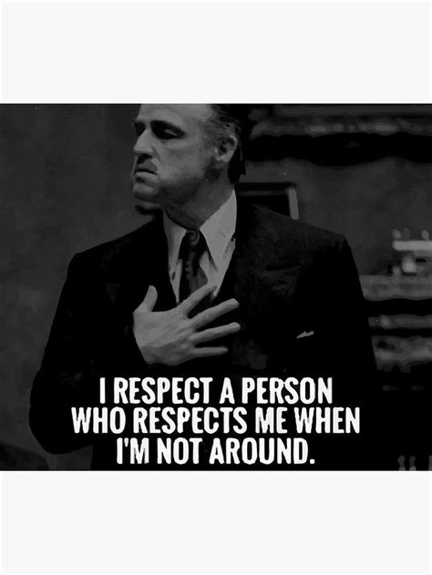 The Godfather Quotes Respect