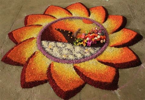Latest 100+onam pookalam flowerdecorationrangoli designs with theme kerala festival 2020|onapookalam. Worlds Largest collection of Pookalams (Flower Carpet ...