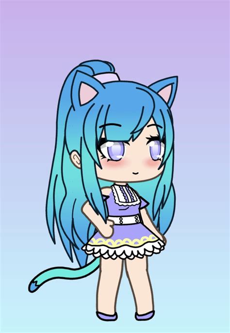 Gacha Life Kitten Drawing Anime Wolf Girl Cute Anime Character