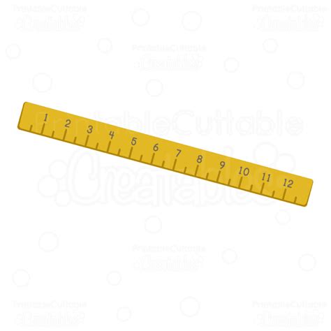 School Ruler Free Svg Cut File And Clipart