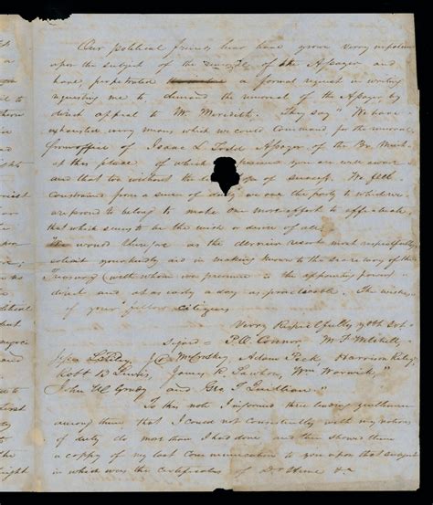 Letter A W Redding Dahlonega Georgia To Dear Sir George W