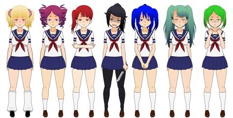 Yandere Simulator Characters Kisekae Update By Xxchellie Dawgxx