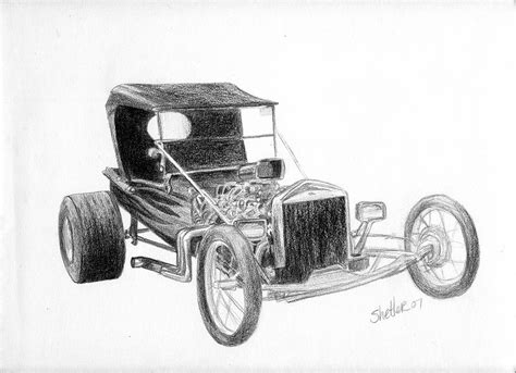 Learn how to draw dragster simply by following the steps outlined in our video lessons. Model T dragster Drawing by Kathleen Shetler