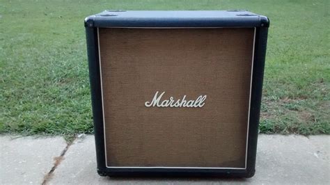 To use the most obvious examples, early fender and gibson cabs, and early marshall and vox cabs are constructed very differently. MARSHALL 1965B 4X10 GUITAR SPEAKER CABINET | Speaker ...