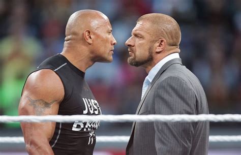 Triple H Says Ill Dance One More Time With The Great One The Rock