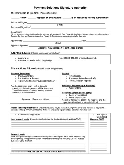 Proof Of Signing Authority Template Fill Online Print