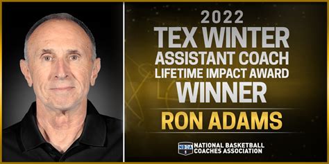 Nba Coaches Assoc On Twitter Ron Adams One Of The Most Impactful